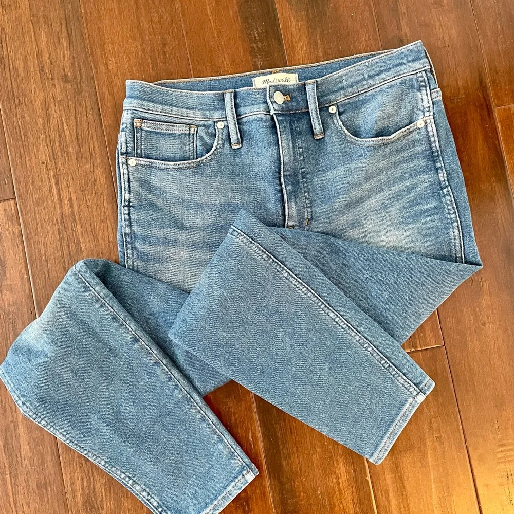 Madewell Denim Jeans: 10 inch high rise skinny crop. Size 29 tall. - Picture 5 of 9